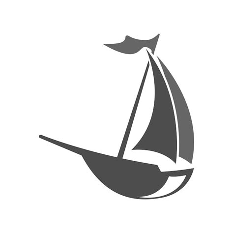 Premium Vector Sailboat Logo Icon Design Vector Illustration