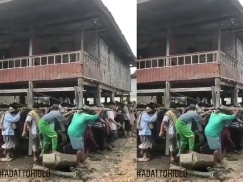 Bukan Sihir Video Ratusan Warga Suku Bugis Pindahkan Rumah Dalam