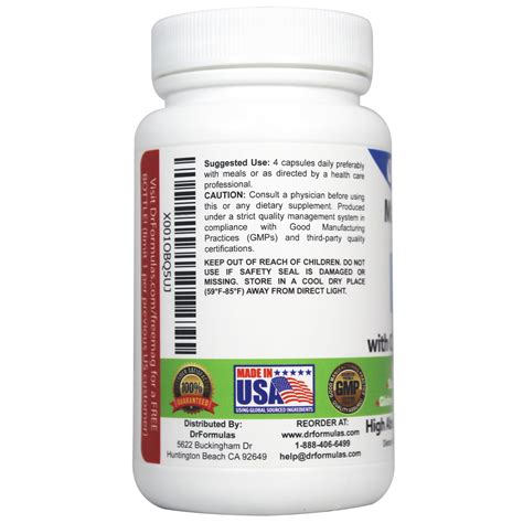 Chelated Magnesium Glycinate 400 Mg Capsules Drformulas