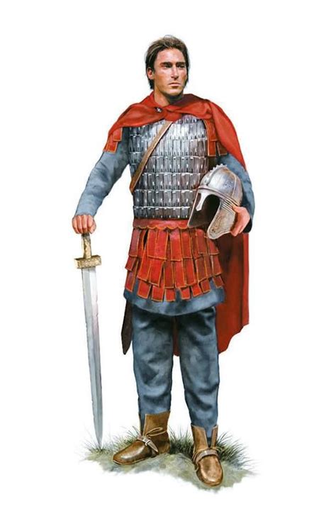 Roman Cavalry Officer 4th Century Ad Artwork By Tom Croft Ancient