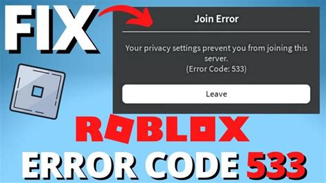 How To Fix Roblox Error Code 533 Gauging Gadgets