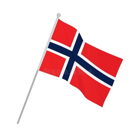 Norway National Flag Stock Vector Illustration Of Norwegian 153610524