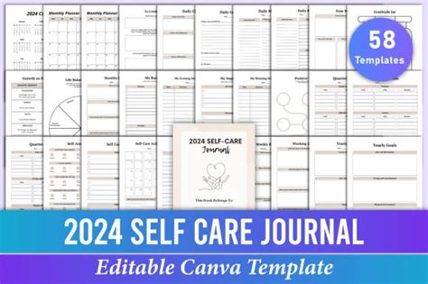 Self Care Journal Canva Kdp Graphic By A Zdesign Creative Fabrica