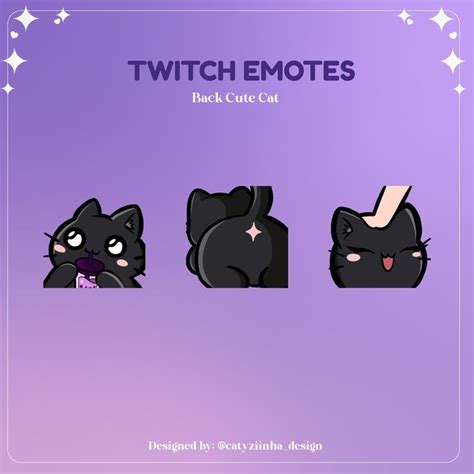 Twitch Emote Black Cat Artofit