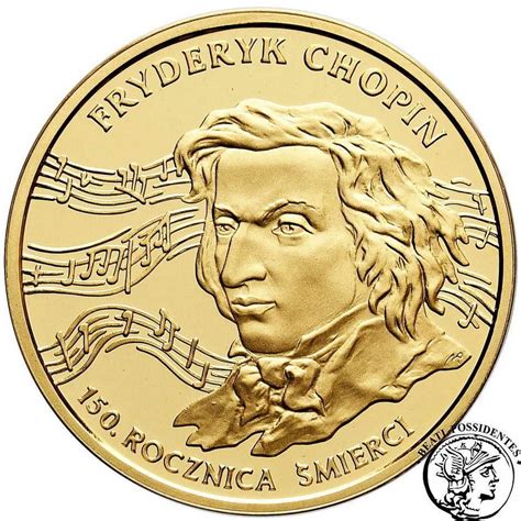 Polska III RP 200 złotych 1999 Fryderyk Chopin Rocznica Śmierci st L