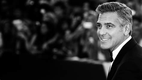 Free download Monochrome George Clooney Smile HD Wallpaper 618 ...