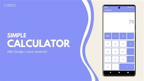 Calculator App In Android Studio Using Java Android Knowledge YouTube