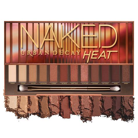 Amazon Urban Decay Naked Heat Paleta de sombra de ojos cálida