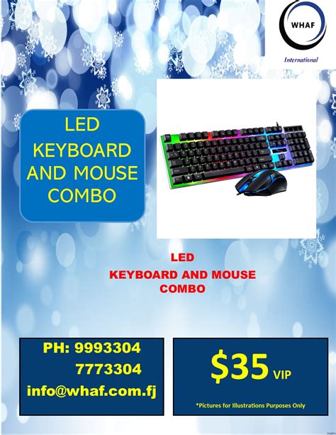 RGB Keyboard and Mouse Combo – WHAF International