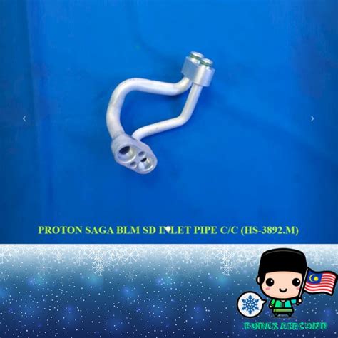 Proton Saga Blm Flx Sanden Inlet Outler Tube Pipe Cooling Coil Keluar