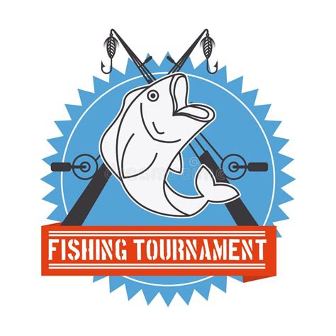 Fishing Tournament Stock Vector Illustration Of Symbol 51417697