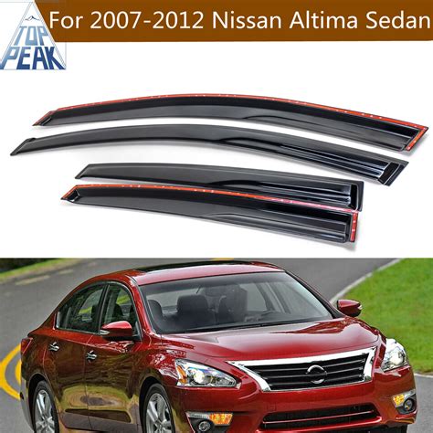 For Nissan Altima Sedan Window Deflectors Visors Vent Sun