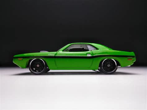 Dodge Challenger Hemi Green Hot Wheels Custom Plastic Etsy