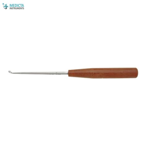 Tufnol Handle Micro Curette 26cm Overall Length Straightangled