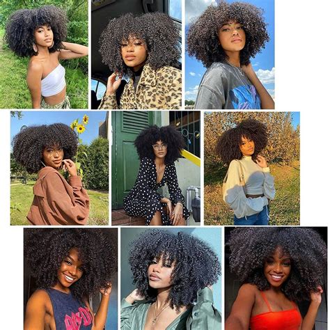 Mongolian Afro Kinky Curly Human Hair Bundles 12 14 16 Inch 4b 4c