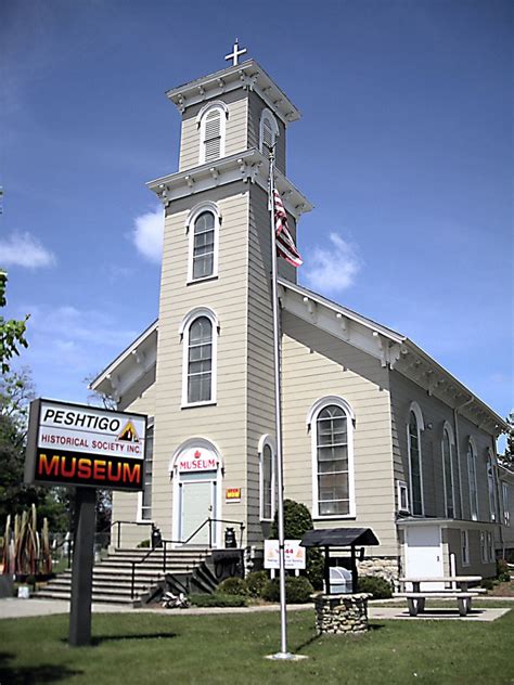 Peshtigo Fire Museum, Peshtigo, Wisconsin - This Belongs in a Museum