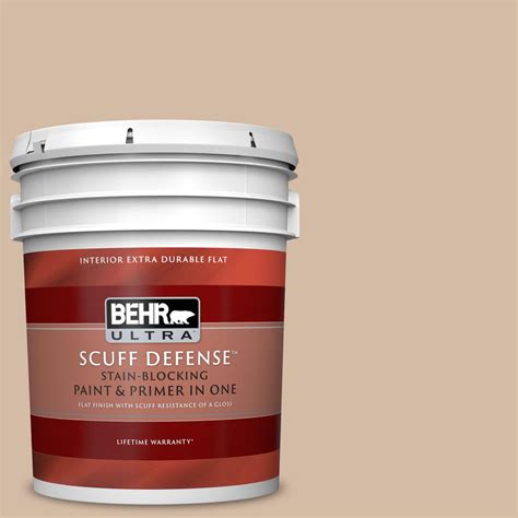 Behr Ultra 5 Gal 290e 3 Classic Taupe Extra Durable Flat Interior