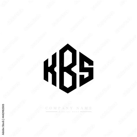 KBS letter logo design with polygon shape. KBS polygon logo monogram ...