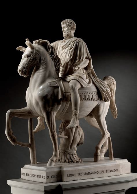 Roman C 1700 C 1790 Equestrian Monument Of Emperor Mar