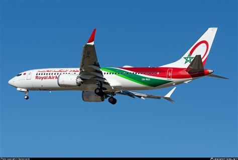 CN MAX Royal Air Maroc Boeing 737 8 MAX Photo By Ramon Jordi ID