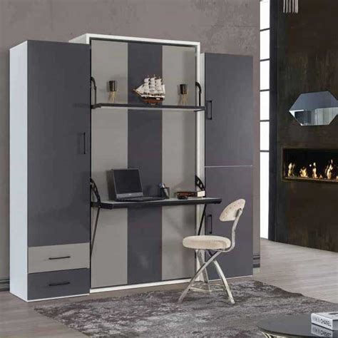 Armoire Lit Escamotable Verticale 1 Place Pratix