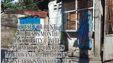 House For Rent Pesos Month Brgy Molino Bacoor City Cavite Youtube