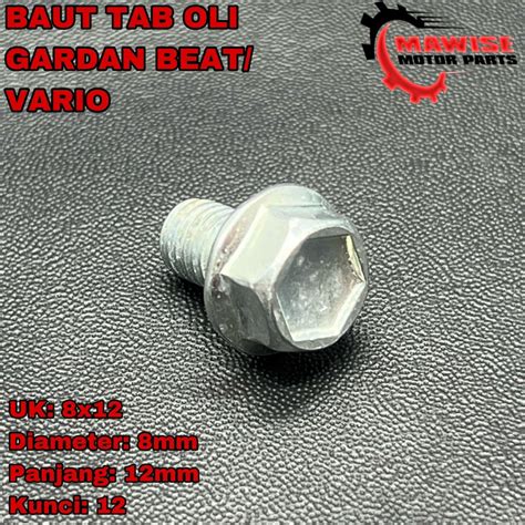 Jual Baut Tab Oli Gardan Universal Matic X Baut Tutup Oli Gardan