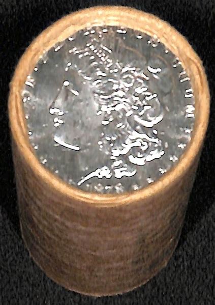 Lot Detail 20 BU Roll Of Uncirculated Silver Morgan Dollars W End