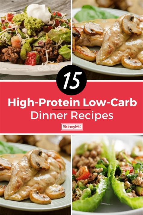 15 High Protein Low Carb Dinner Recipes Low Carb Dinner Healthy Low Carb Dinners Low Carb