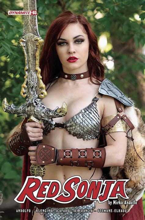 SEP210666 RED SONJA 2021 3 CVR E COSPLAY Previews World