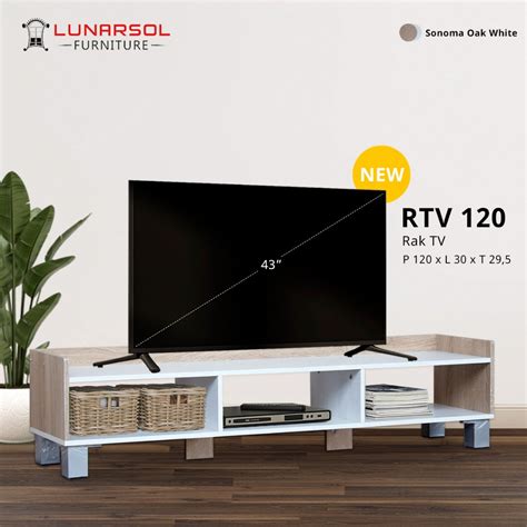 Jual Meja Tv Minimalis Lunar Lvr Rak Tv Modern Shopee Indonesia