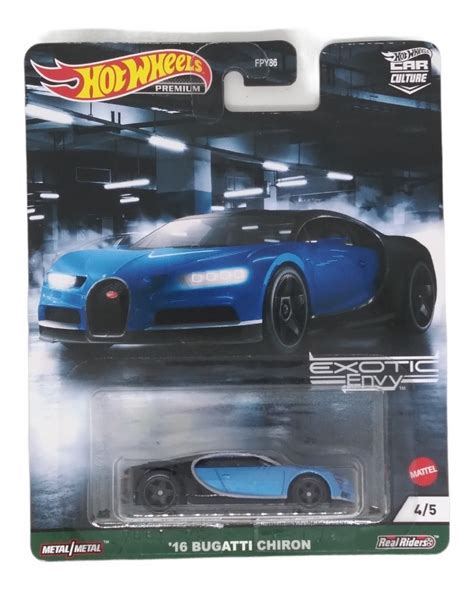 Hot Wheels Premium Exotic Envy Bugatti Chiron Loscarritosde