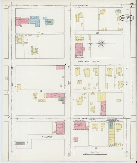 Image Of Sanborn Fire Insurance Map From Anniston Calhoun County