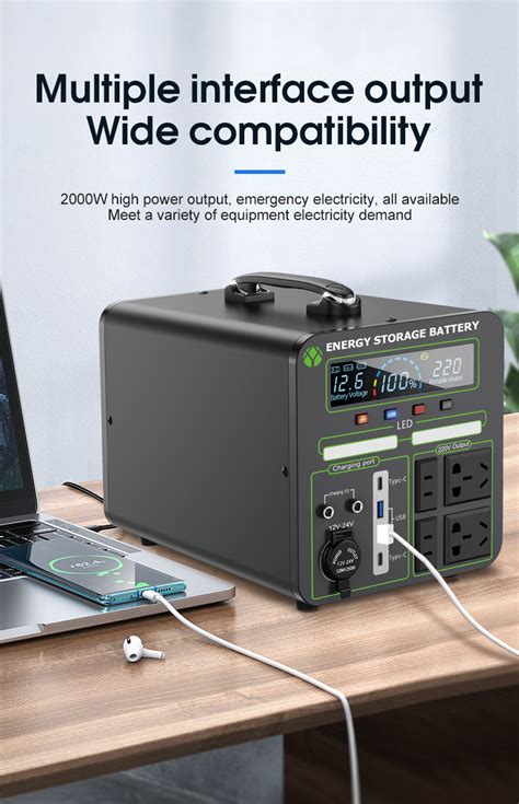 W Lifepo Ternary Lithium Battery Outdoor Battery Energy Storage