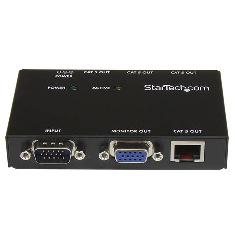 4 Port VGA Video Extender Over Cat 5 VGA Extenders