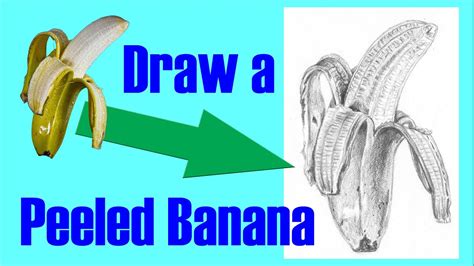 How To Draw A Banana That Is Peeled Youtube