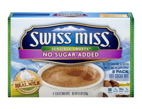 Swiss Miss Sensible Sweets No Sugar Added Hot Cocoa Mix Ct Kroger
