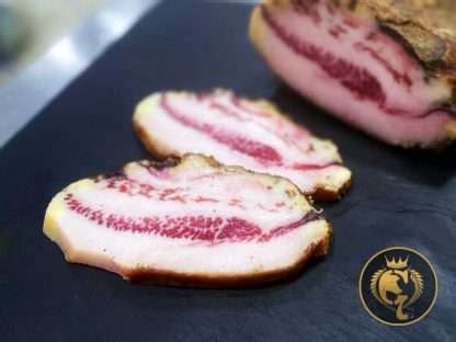 Guanciale Superiore Di Cinta Senese Dop Affettato Spessore Mm