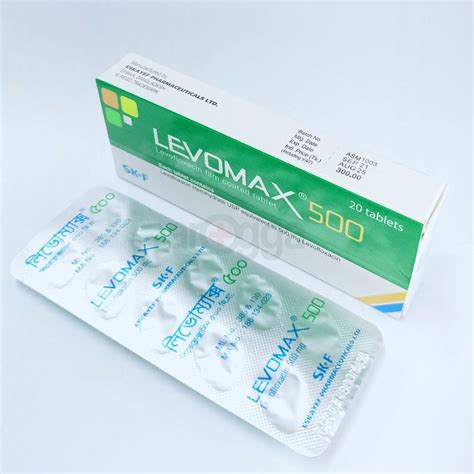 Levomax 500 Tablet 500mg Medicine Arogga Online Pharmacy Of