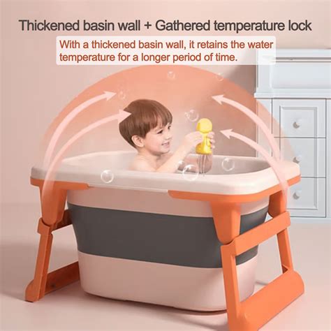 Grande Baignoire Pliable Ultra Compact Kikido Baignoire Enfant En