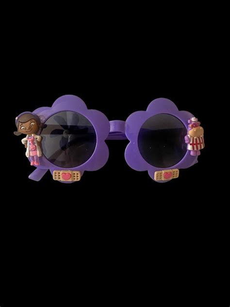 Doc Mcstuffins And Friends Kids Sunglasses Purple Sunglasses Custom