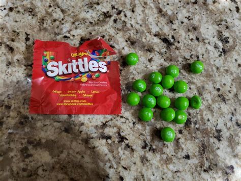 I Got All Green Skittles In This Halloween Candy Bag Mildlyinteresting