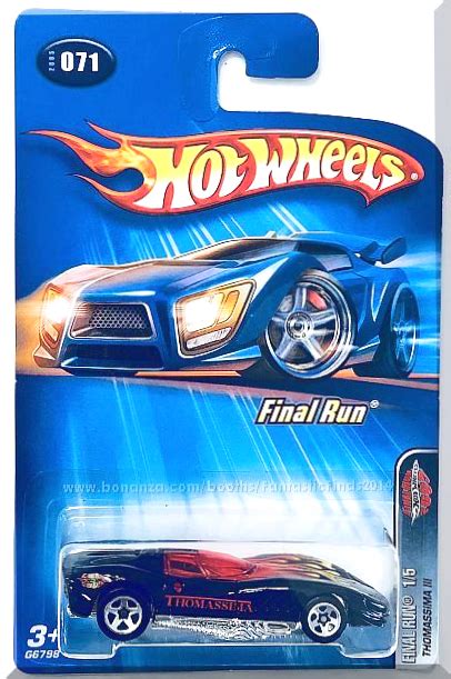 Hot Wheels Thomassima Iii Final Run Collector Black Edition Contemporary