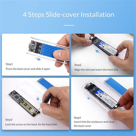 Orico NVMe M.2 SSD Enclosure (10Gbps) - Red | HDD Enclosure | Orico TCM2-C3-RD