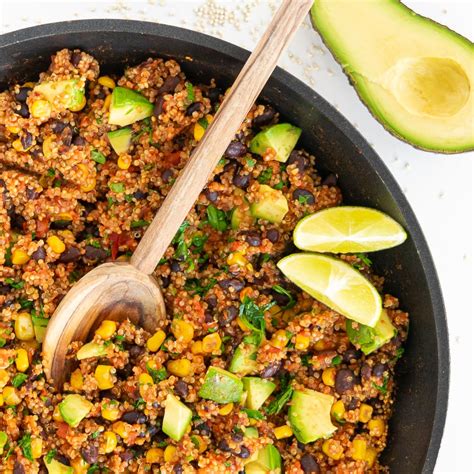 One Pan Mexican Quinoa Vegan Gluten Free