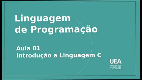 Aula Introdu O Linguagem C Youtube