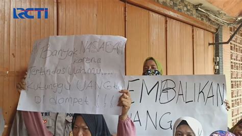 Tak Bisa Tarik Tabungan Nasabah Geruduk BMT Mitra Umat Pekalongan