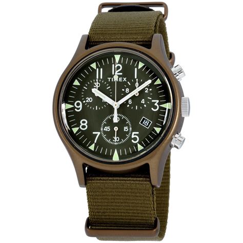 Timex Timex Mk1 Quartz Movement Green Dial Unisex Watch Tw2r67800