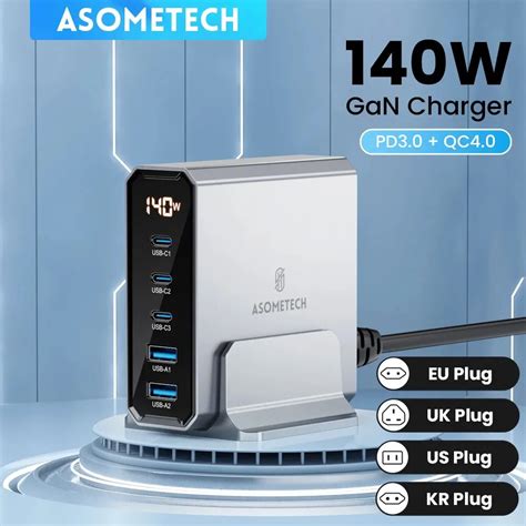 Asometech W Gan Usb Tip C H Zl Arj Oklu Ba Lant Noktalar Qc Pd