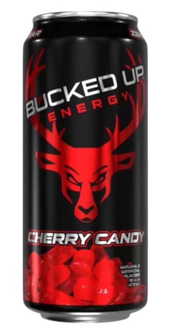 Bucked Up Energy Drink – Cherry Candy – Fit Nutrition and More